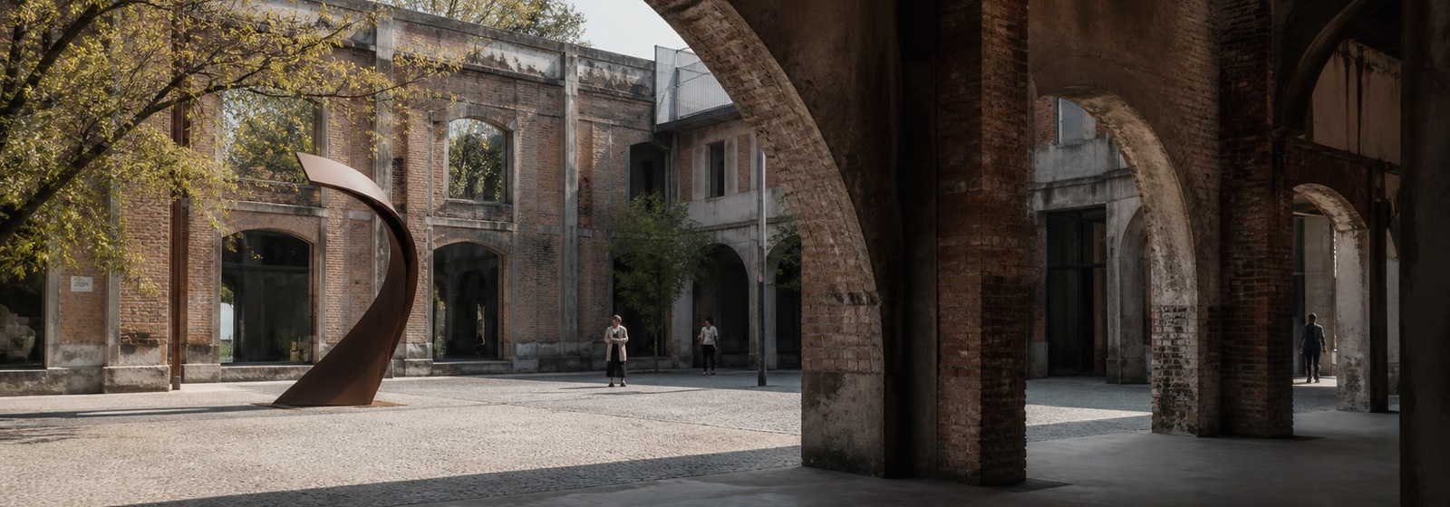 Contemporary art in a restored industrial space